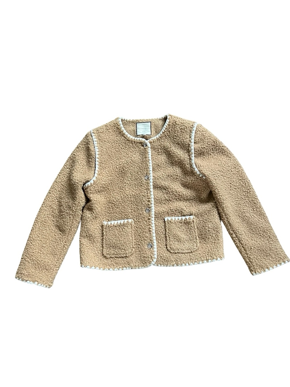 Bagatelle Collection Teddy Cropped Jacket - Picture 2 of 4